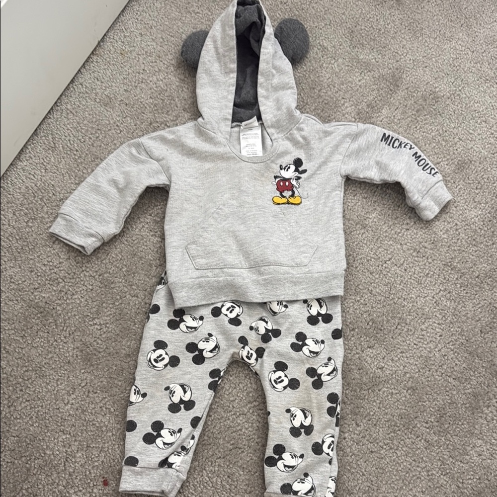 Disney Gray Mickey Mouse set